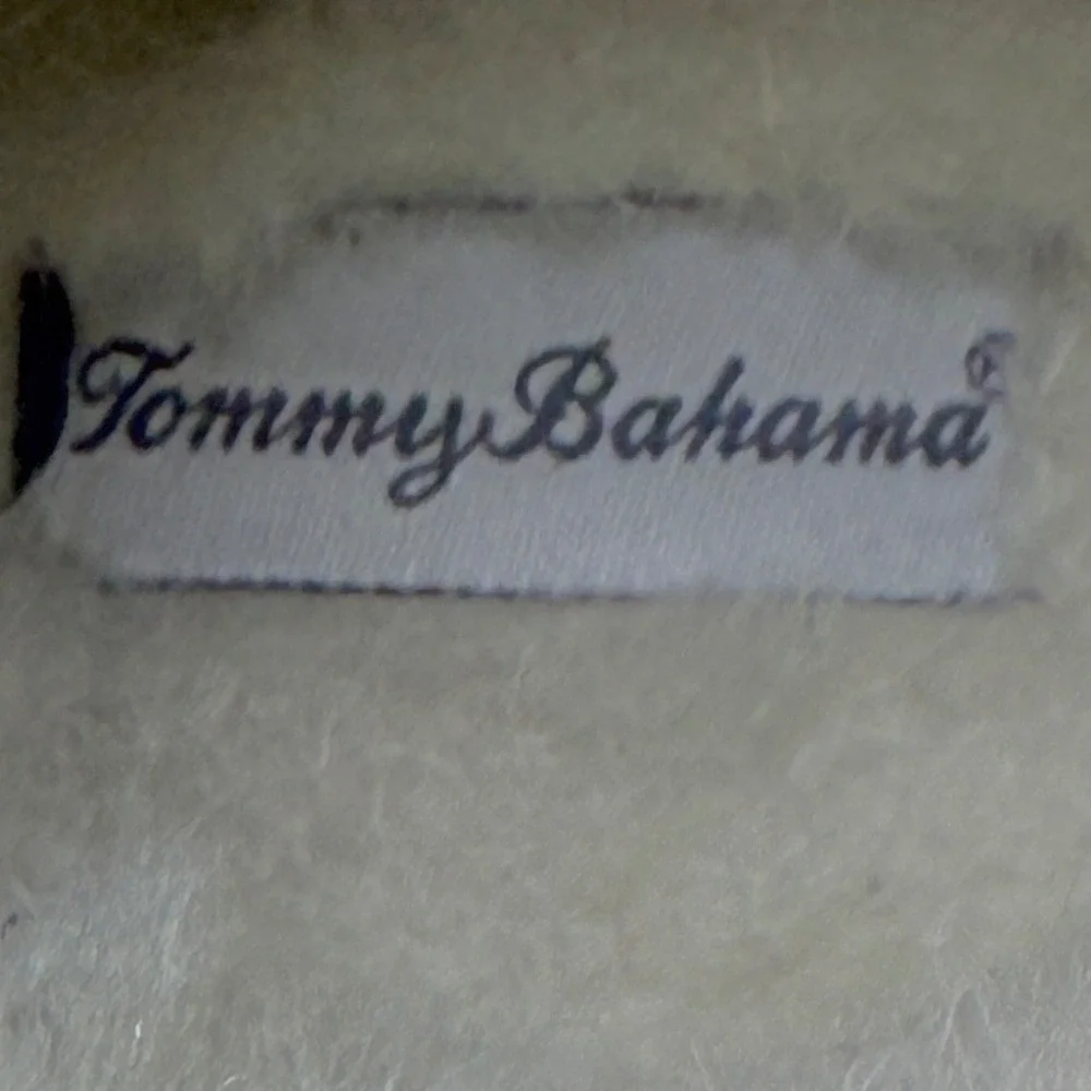Tommy Bahama Afet Womens 9‎ Black Suede Ankle Boots Faux Shearling Indie Street